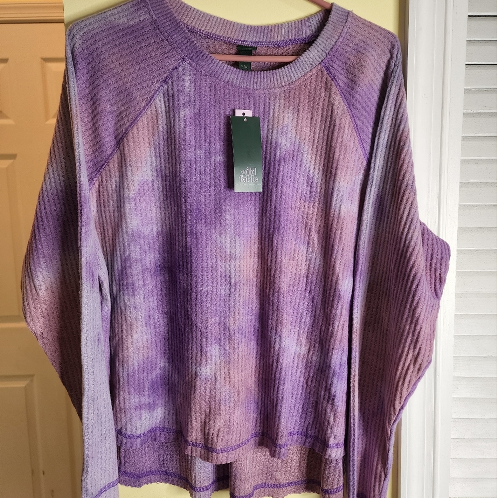 Wild Fable Tie Dye Long Sleeve Shirt
